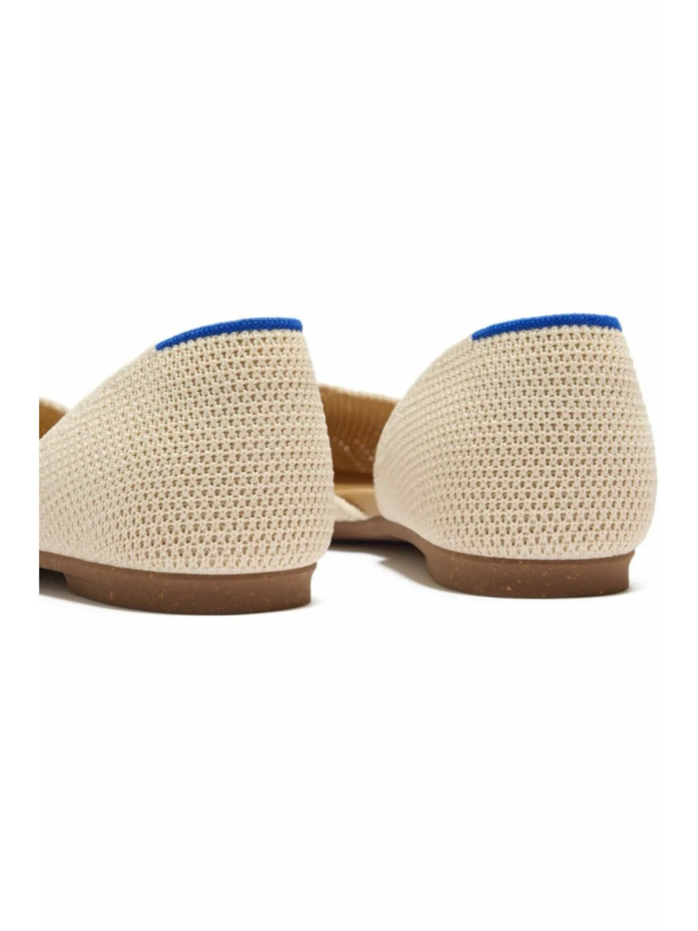Rothy’s The D’Orsay Point Flat Conch Raffia Knit Size 9 EUC Slip On Comfort
